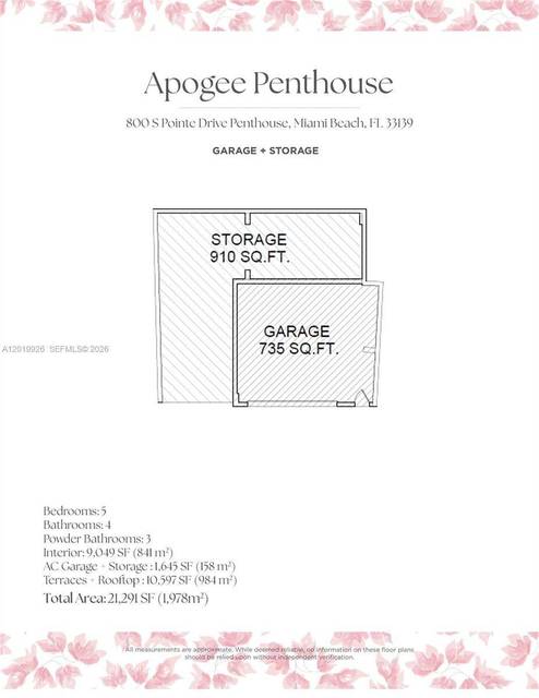 Triplex-Penthouse im Apogee, South Beach, Bild 18