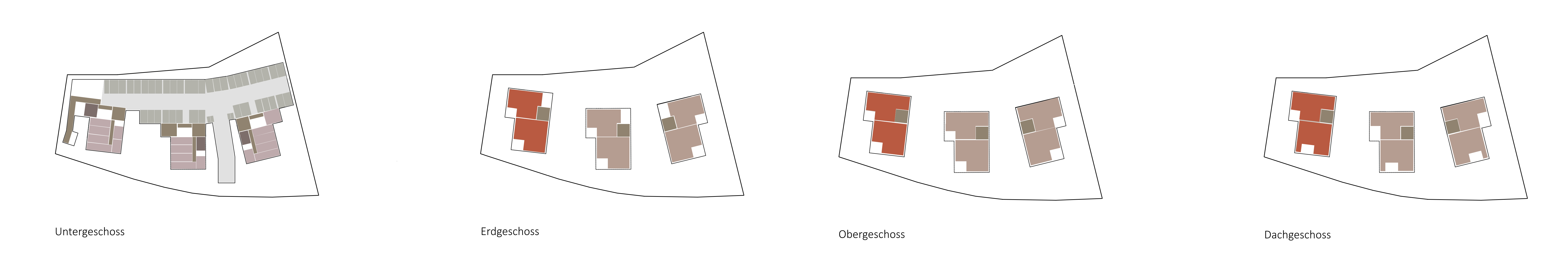 Geschossübersicht Haus A